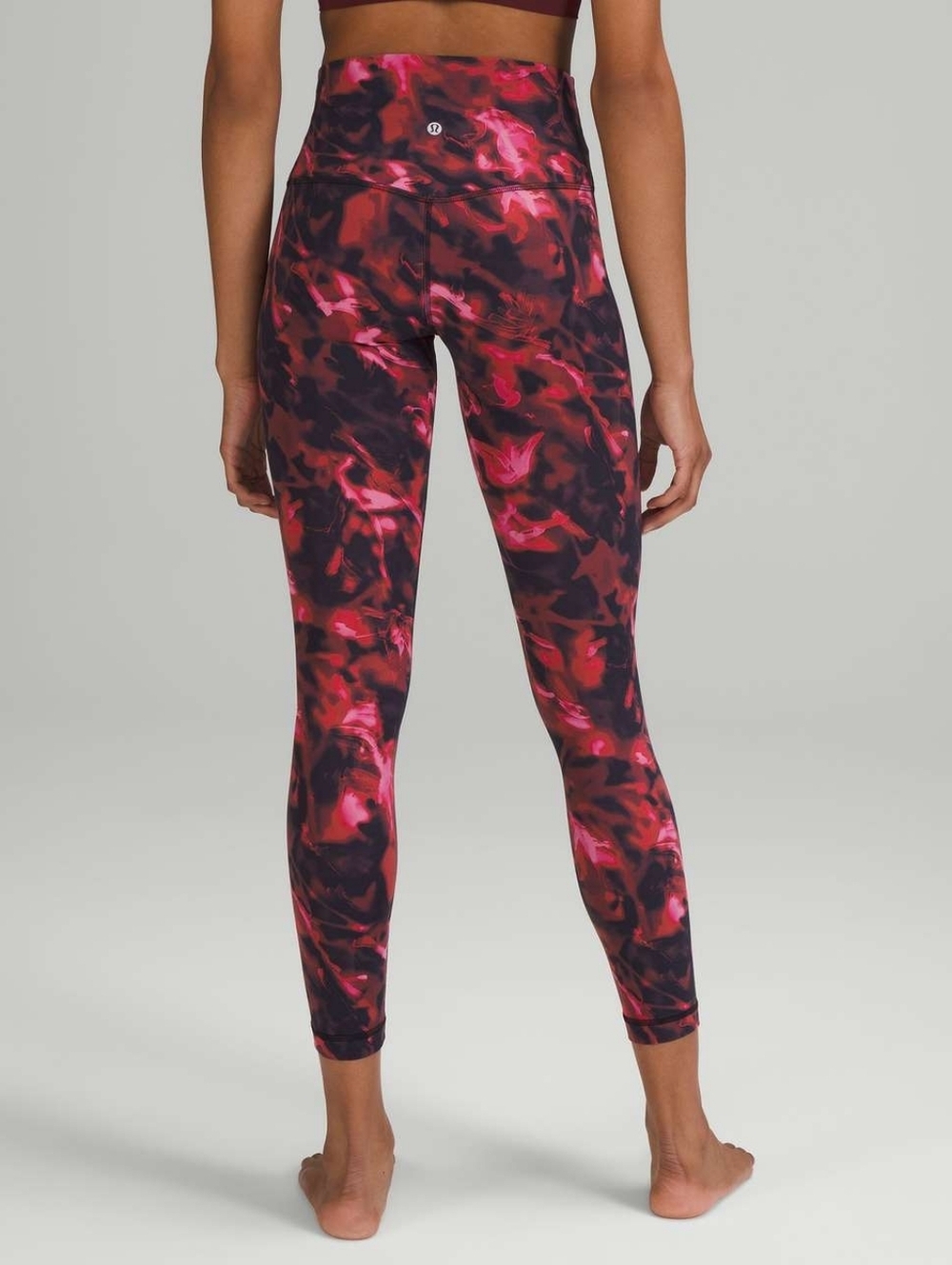 Lululemon Align High-Rise Pant 25" Intensity Pink Blossom Multi Sz 2